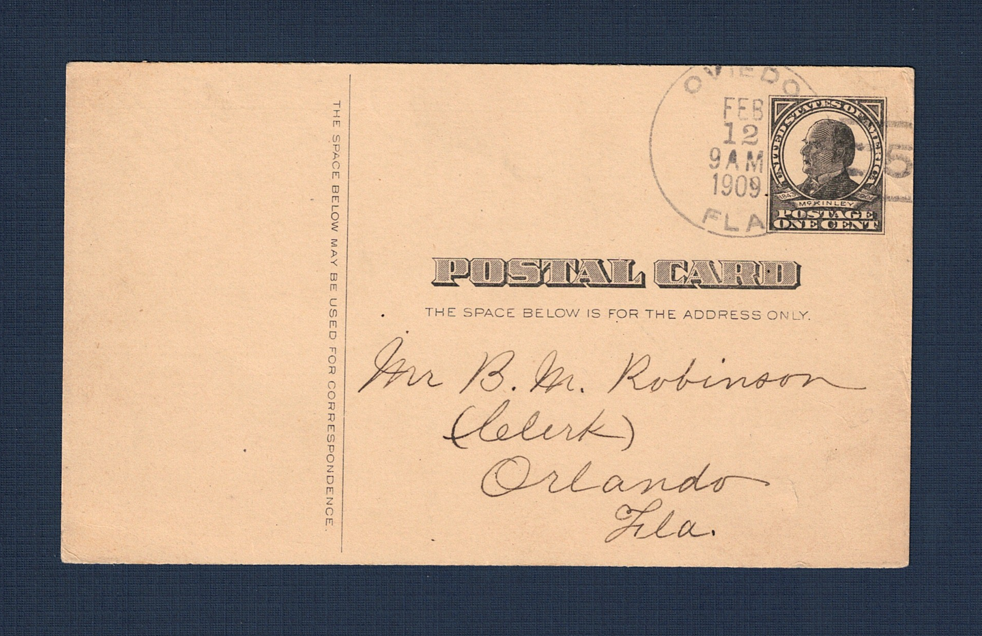 19090212 Geneva FL to Orlando FL - Front